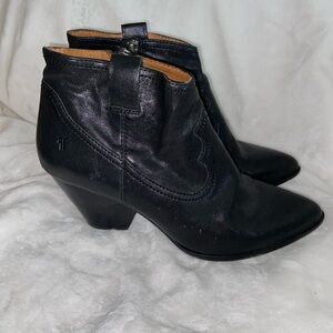 Black Frye Ankle Boots